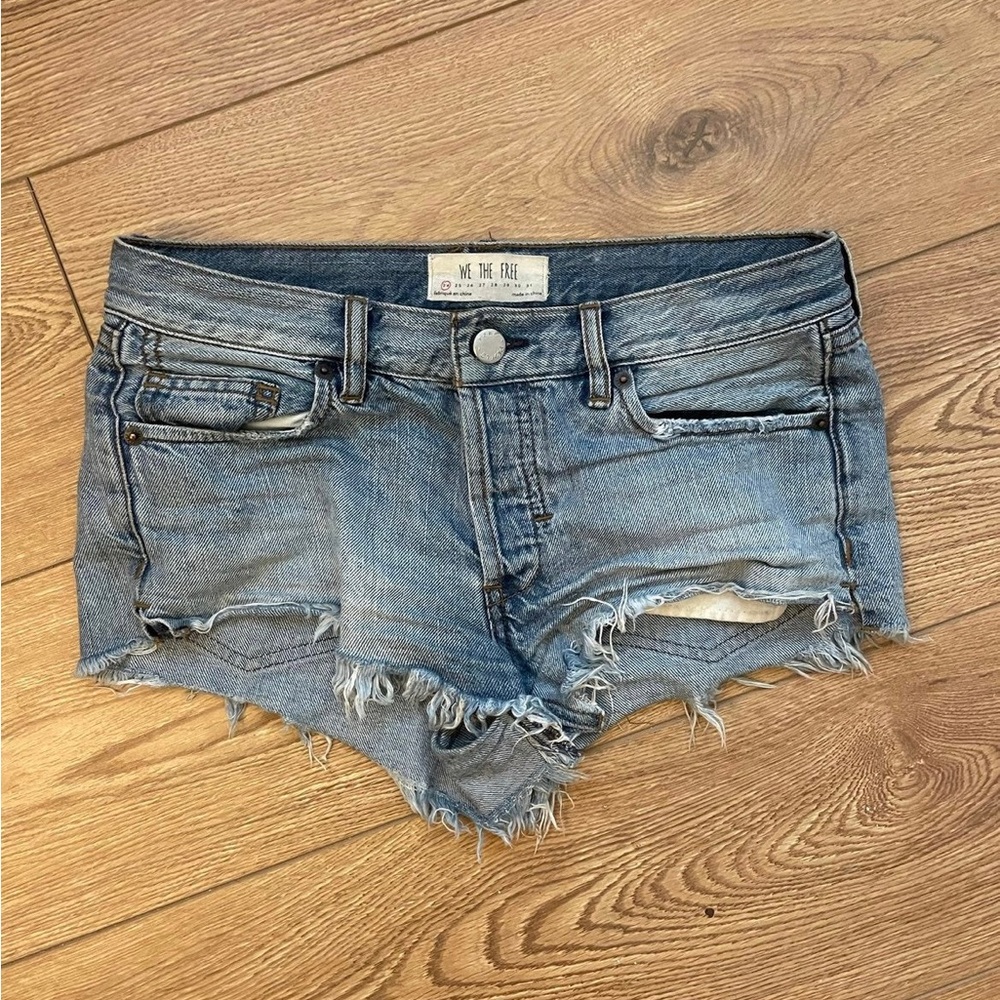 Free People Jean Shorts Size 24